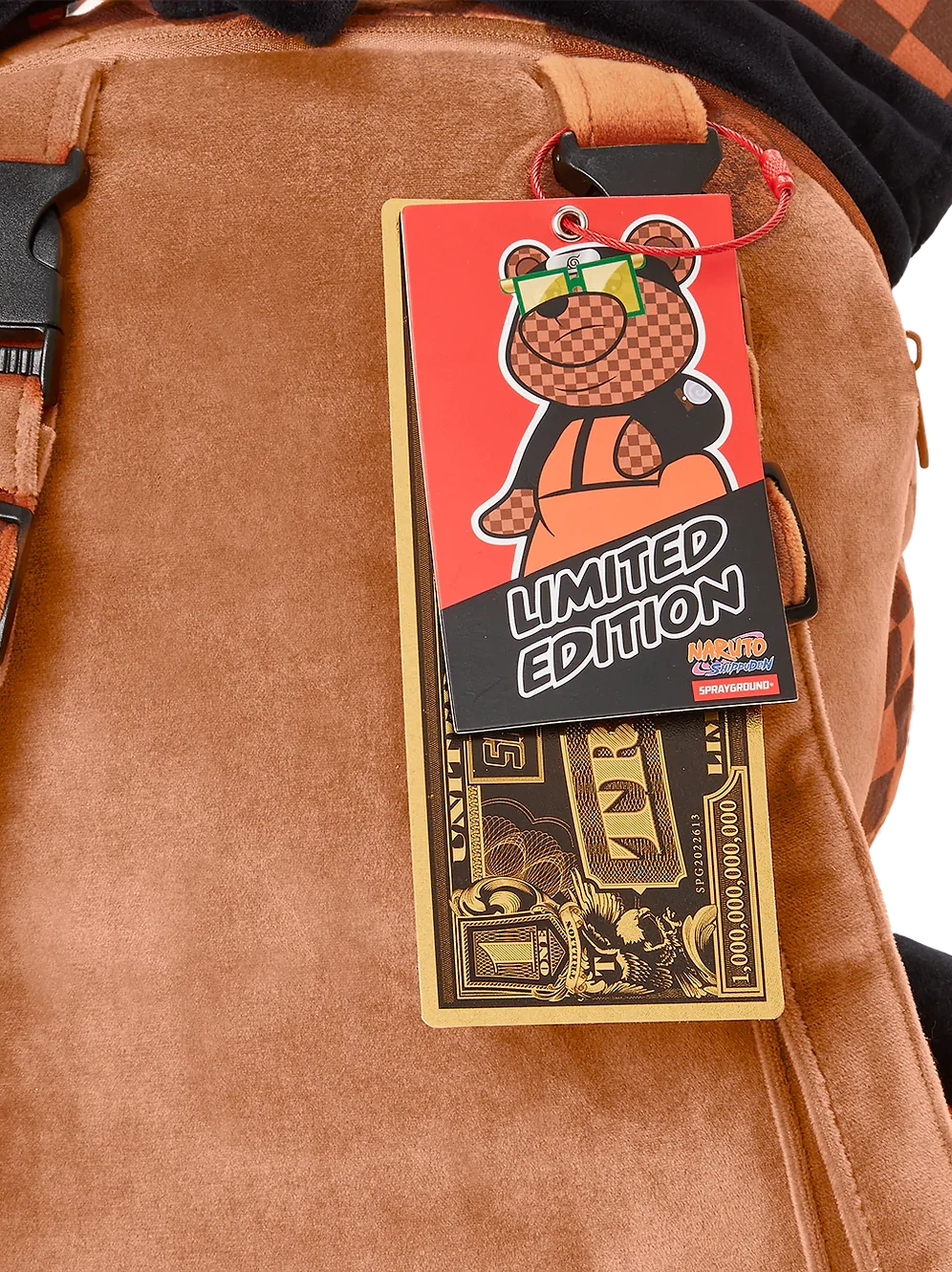 Sprayground Naruto MoneyBear TeddyBear Backpack 8 Sprayground Naruto MoneyBear TeddyBear Backpack - Image 6