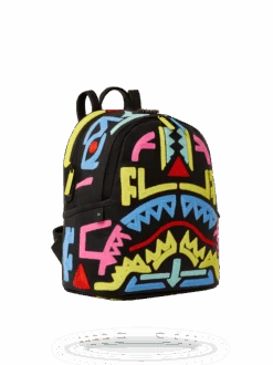 Sprayground AI3 Path To The Future Tribal Neon Savage Backpack